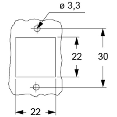 Obudowa gniazda, RKAX 03 IA - schemat2