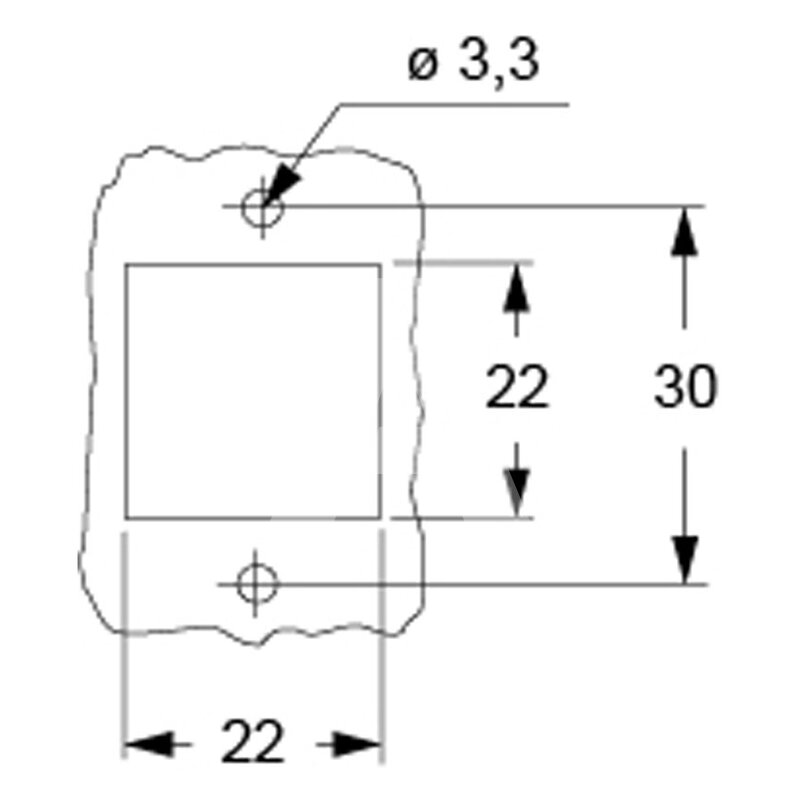 Obudowa gniazda, RKAX 03 IA - schemat2