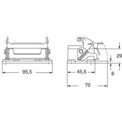 Obudowa gniazda, RVI 10 L - schemat1