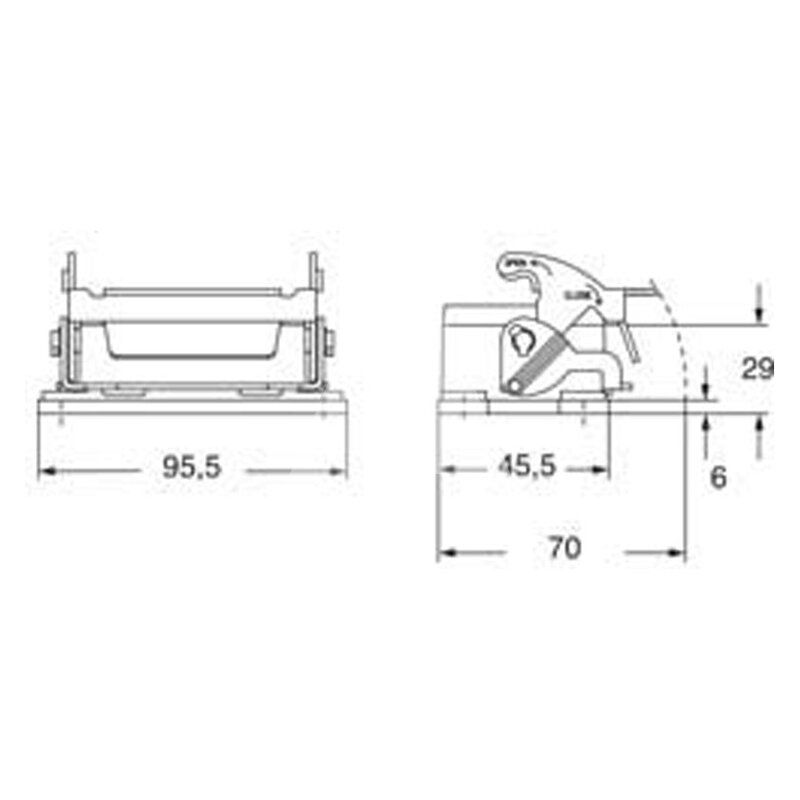 Obudowa gniazda, RVI 10 L - schemat1