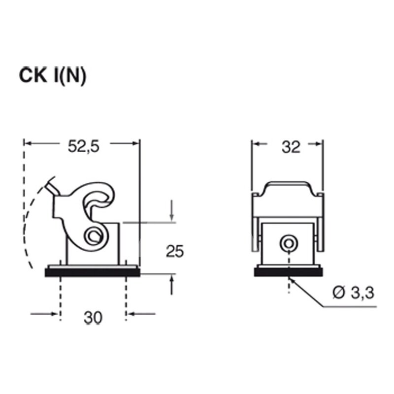 Obudowa pulpitowa, CK, CK 03 I - schemat seria