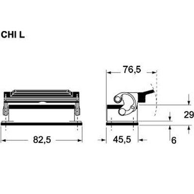 Obudowa pulpitowa, C-TYPE, CHI 06 L - schemat 1