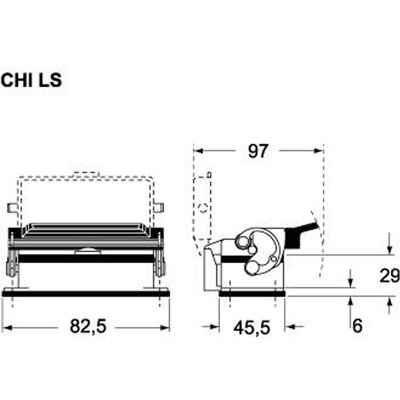 Obudowa pulpitowa, C-TYPE, CHI 06 LS - schemat 1