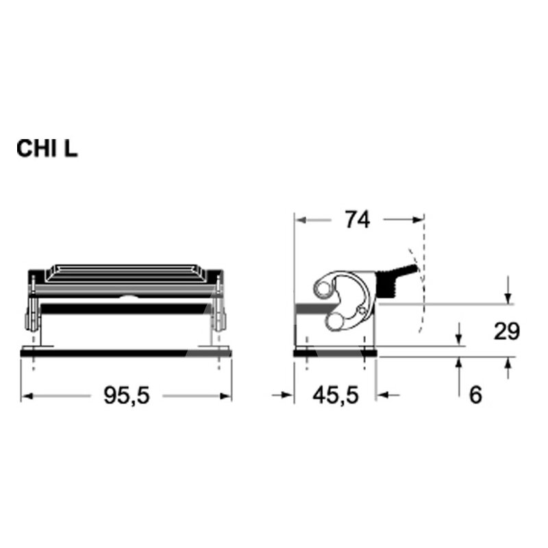 Obudowa pulpitowa, C-TYPE, CHI 10 L - schemat 1