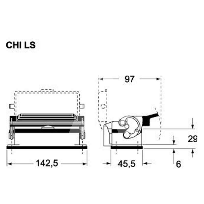 Obudowa pulpitowa, C-TYPE, CHI 24 LS - schemat 1