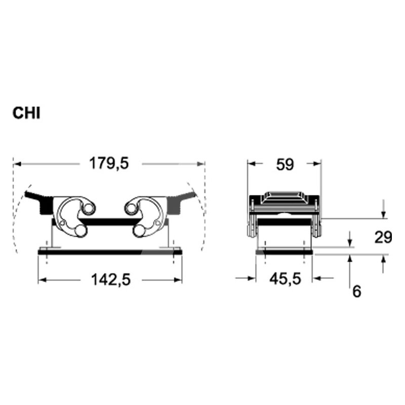 Obudowa pulpitowa, C-TYPE, CHI 24 - schemat 1