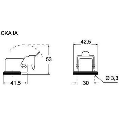 Obudowa pulpitowa, CKA, CKA 03 IA - schemat 1