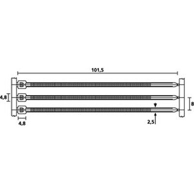 Opaska kablowana szpuli, 120-40020 - schemat 1