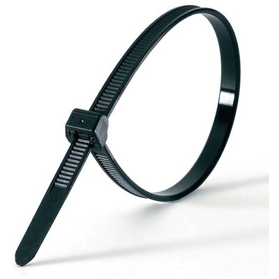 Opaska kablowa zewnętrznie ząbkowana, stabilizowana cieplnie, 118-04701 - zastosowanie 1