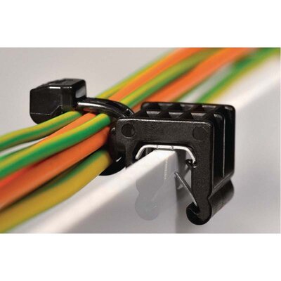 Opaska kablowa 200x4,6 mm, kolor czarny, 156-00843 - aplikacja