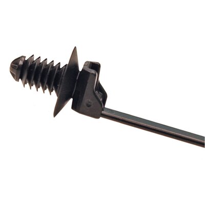 Opaska kablowa 165x4,6 mm, kolor czarny, 157-00302