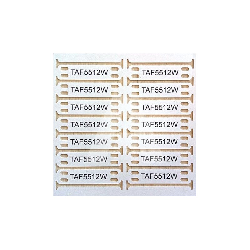 Oznaczniki montowane opaskami, TAF5512W