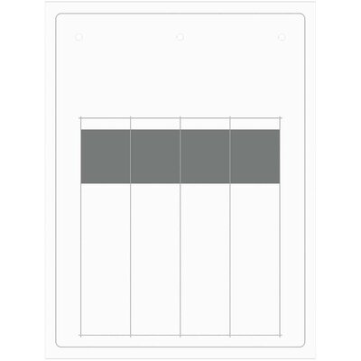 Etykieta samolaminująca 50x15 mm, na przewód 6x10 mm, ESA5015Y