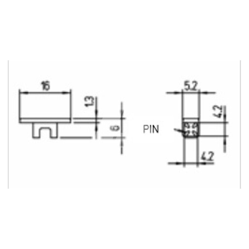 Oznaczniki nasuwane, TMC16040YS - schemat