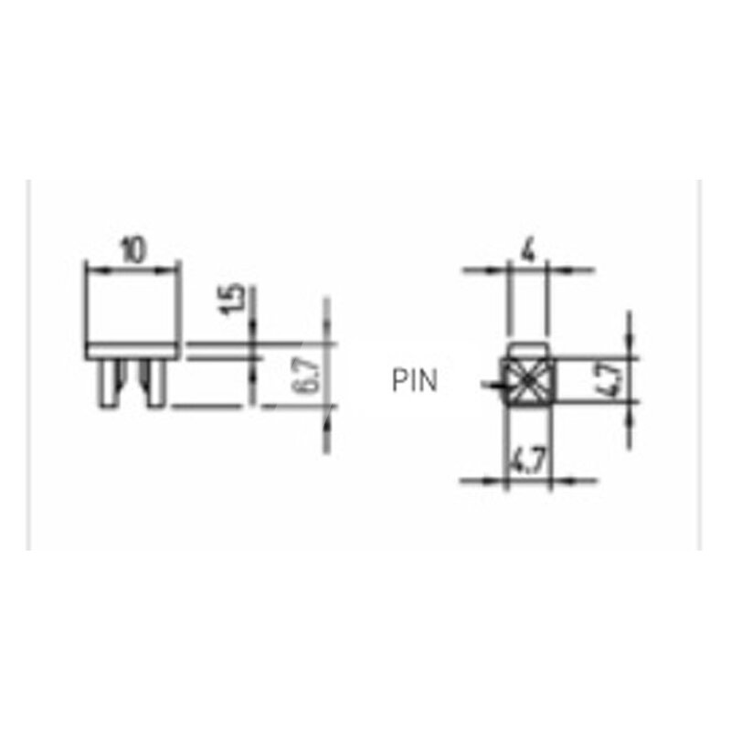 Oznaczniki nasuwane, TMC102044YS - schemat