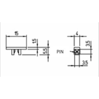 Oznaczniki nasuwane, TMC151632YS - schemat