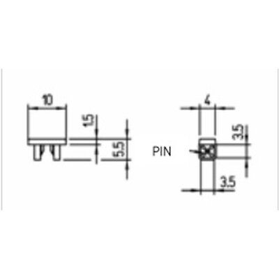 Oznaczniki nasuwane, TMC101632YS - schemat