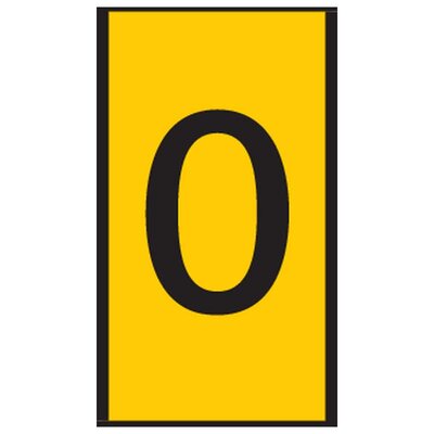 Oznacznik zatrzaskowy, wstępnie zadrukowany, nadruk 0, 561-03604