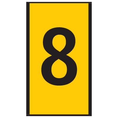 Oznacznik zatrzaskowy, wstępnie zadrukowany, nadruk 8, 561-02684