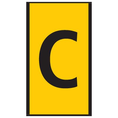 Oznacznik zatrzaskowy, wstępnie zadrukowany, nadruk C, 561-03034