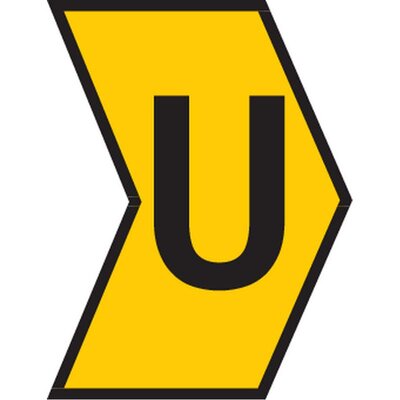 Oznacznik przewlekany, cięty, w kształcie strzałki, wstępnie zadrukowany, nadruk U, 515-01214