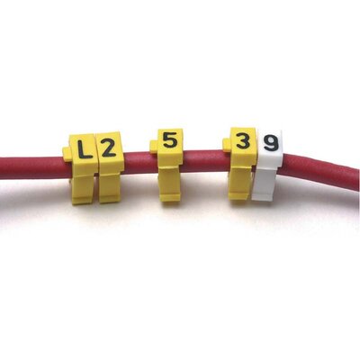 Oznacznik zatrzaskowy, wstępnie zadrukowany, nadruk E, 561-01054 - zastosowanie 1