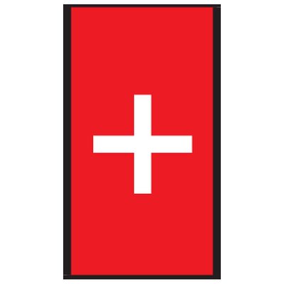 Oznacznik zatrzaskowy, wstępnie zadrukowany, nadruk +, 561-01702