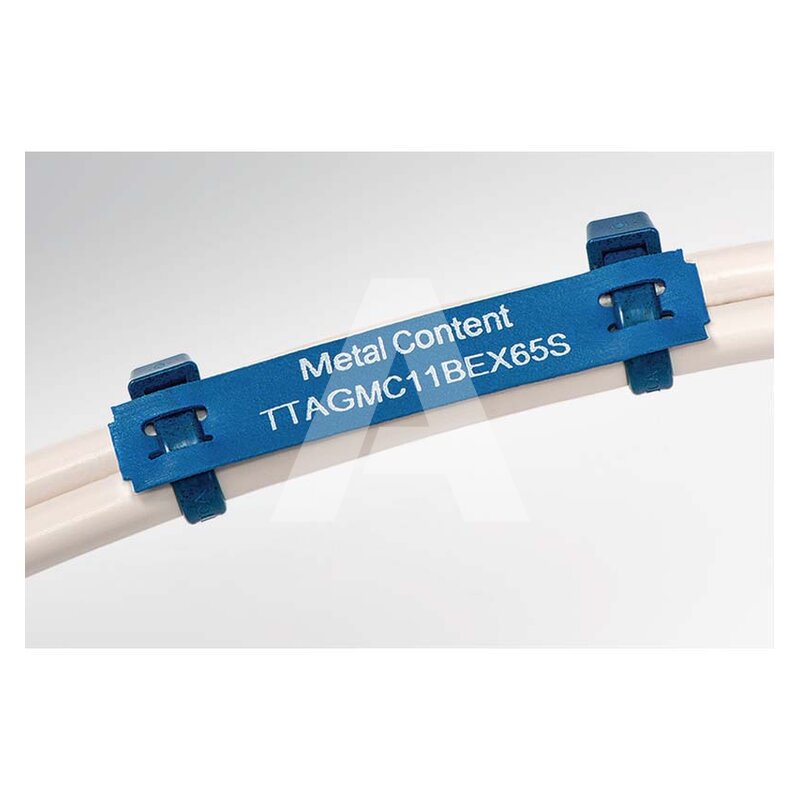 Szyld oznaczeniowy do wiązek kablowych w formie ciągłej, z cząstkami metalu, 556-26500 - zastosowanie