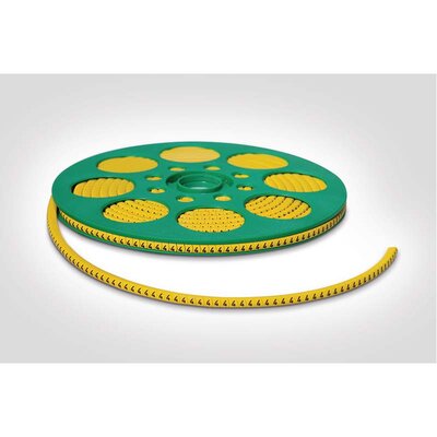 Oznacznik przewlekany, cięty, w kształcie strzałki, wstępnie zadrukowany, nadruk E, 515-01054 - opakowanie