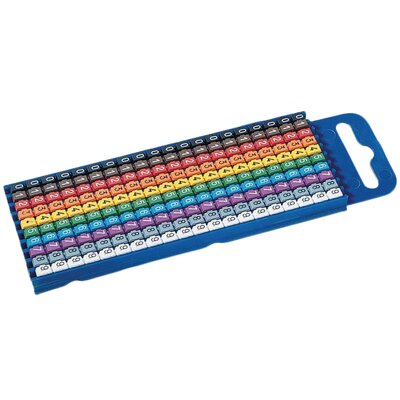 Oznacznik zatrzaskowy, wstępnie zadrukowany, nadruk 0-9, 561-02100