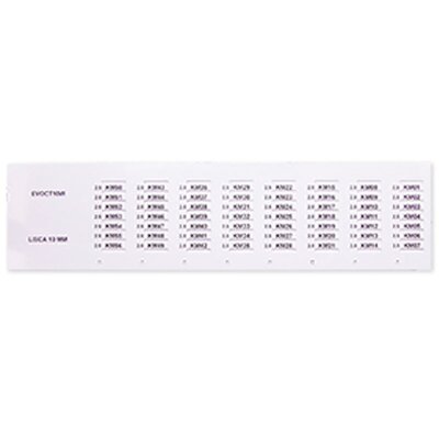 Oznaczniki przewodów, 4x15 mm, PVC, białe (2320 szt.), EVOCT10W