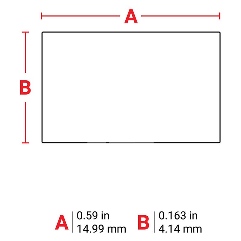 Wkładki do oznaczania przewodów, 176286, M6-15-390 - wymiary
