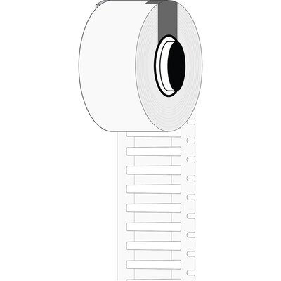 Sztywne wkładki do oznaczania przewodów, 312059, M6-16x4.4-7696-WT