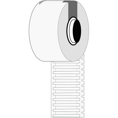 Sztywne wkładki do oznaczania przewodów, 312100, M6-30x4.4-7696-WT