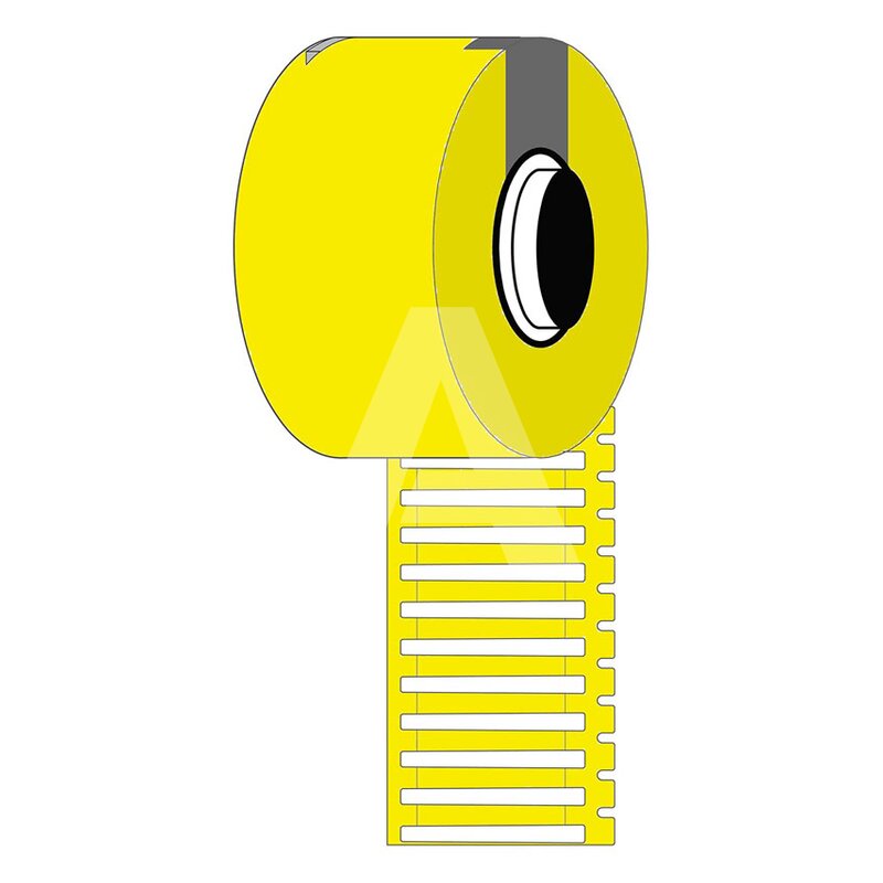 Sztywne wkładki do oznaczania przewodów, 312099, M6-30x4.4-7696-YL