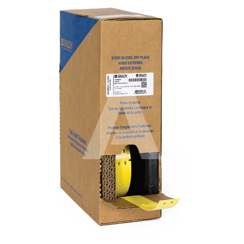 Oznaczniki montowane opaskami, 196771, BM71-10x75-7643-YL