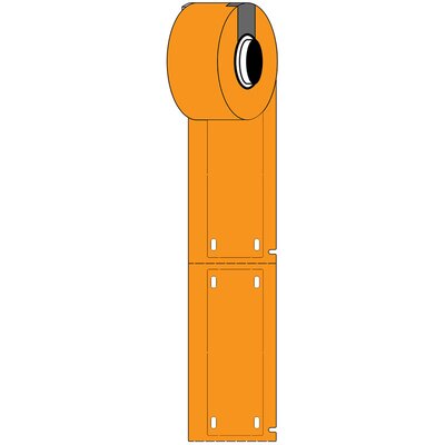 Oznaczniki montowane opaskami, 312087, M6-25x75-7643-OR