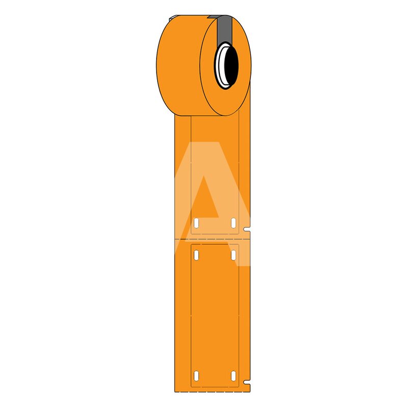 Oznaczniki montowane opaskami, 312087, M6-25x75-7643-OR