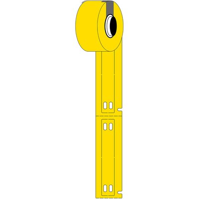 Oznaczniki montowane opaskami, 312053, M6-10x60-7598-YL
