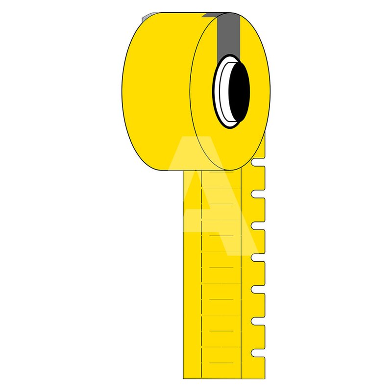 Wkładki do oznaczania przewodów, 312051, M6-10x4.2-7597-YL