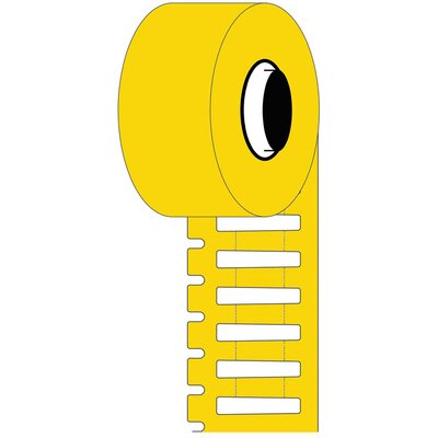 Sztywne wkładki do oznaczania przewodów, 311995, M7-10x4.4-7696-YL