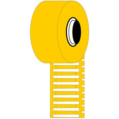 Sztywne wkładki do oznaczania przewodów, 312003, M7-23x4.4-7696-YL