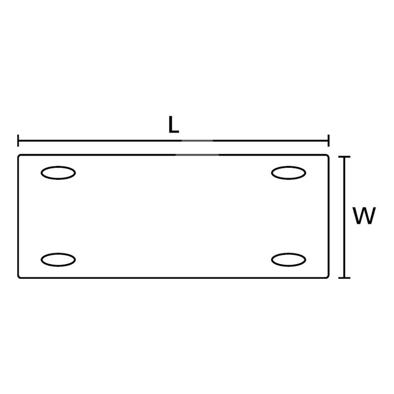 Oznaczniki montowane opaskami, do drukarek TT431 i TT4030, 11,6x60 mm, czerwone (1000 szt.), 556-80512 - schemat