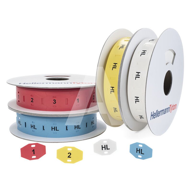 Oznaczniki montowane opaskami, do drukarek TT431 i TT4030, 20x30 mm, niebieskie (1000 szt.), 556-80556 - zdjęcie 2