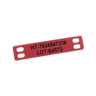 Oznaczniki montowane opaskami, do drukarek TT431 i TT4030, 11,6x60 mm, czerwone (1000 szt.), 556-80512