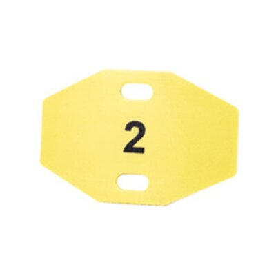 Oznaczniki montowane opaskami, do drukarek TT431 i TT4030, 20x30 mm, żołte (1000 szt.), 556-80528