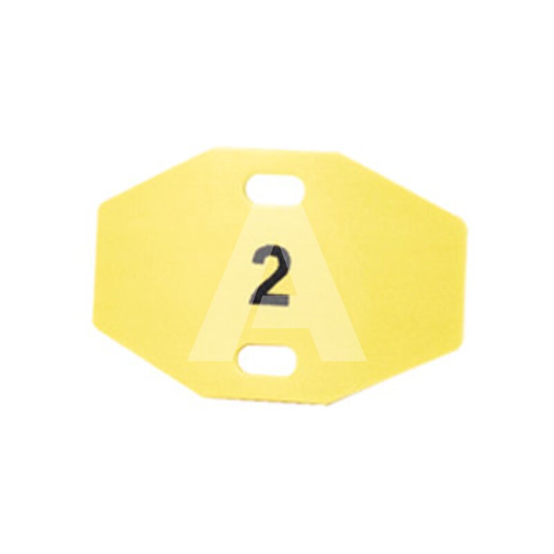 Oznaczniki montowane opaskami, do drukarek TT431 i TT4030, 20x30 mm, żołte (1000 szt.), 556-80528