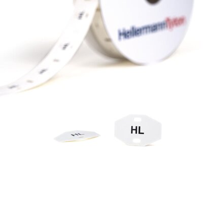 Oznaczniki montowane opaskami, do drukarek TT431 i TT4030, 20x30 mm, białe (1000 szt.), 556-80527 - zdjęcie 2