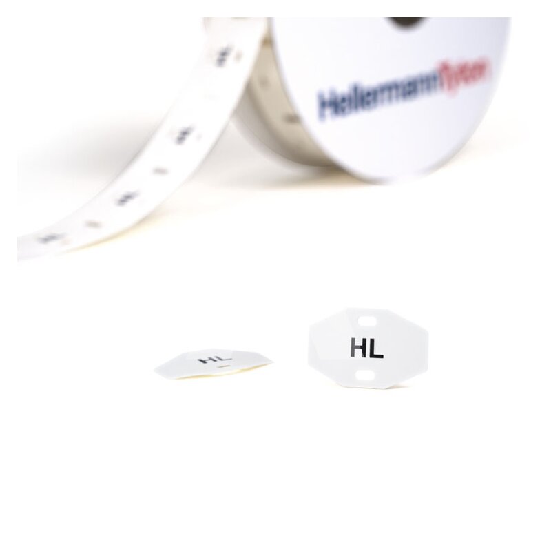 Oznaczniki montowane opaskami, do drukarek TT431 i TT4030, 20x30 mm, białe (1000 szt.), 556-80527 - zdjęcie 2