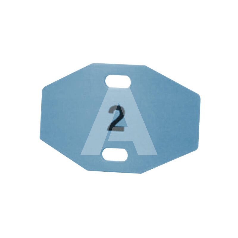 Oznaczniki montowane opaskami, do drukarek TT431 i TT4030, 20x30 mm, niebieskie (1000 szt.), 556-80556